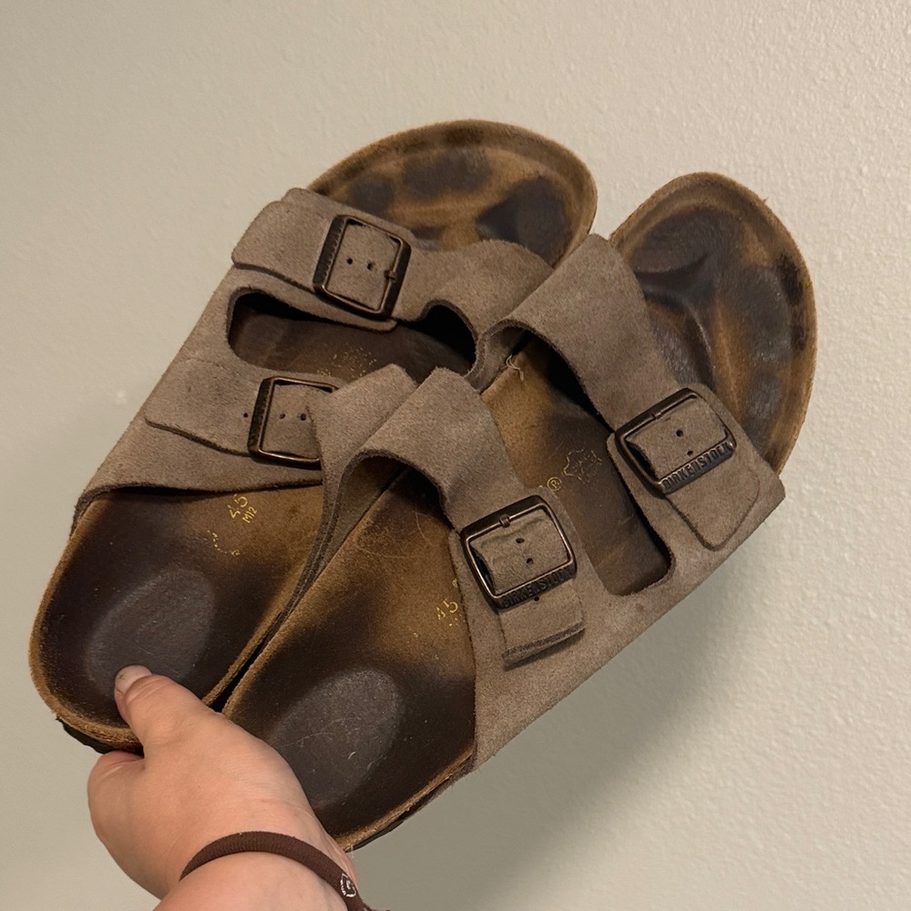 Men’s Birkenstock Suede Buckle Sandals Size 12